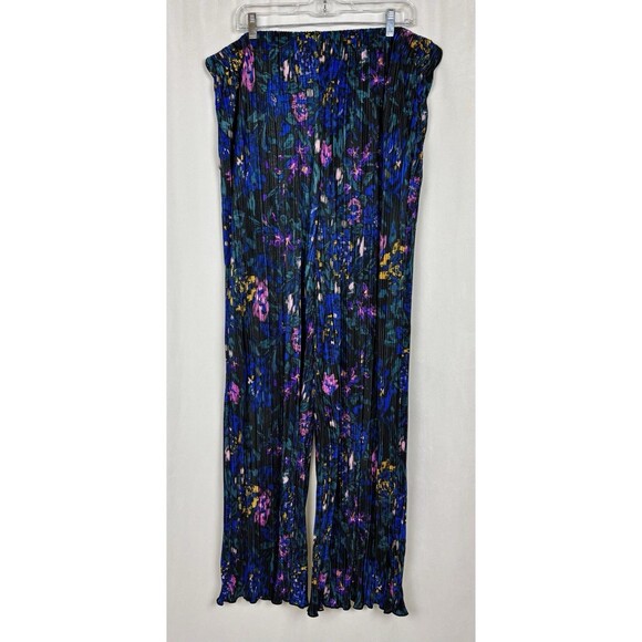 City Chic Women’s Plus Size L (20) Kira Print Pant In Etched Floral Black - Picture 4 of 12